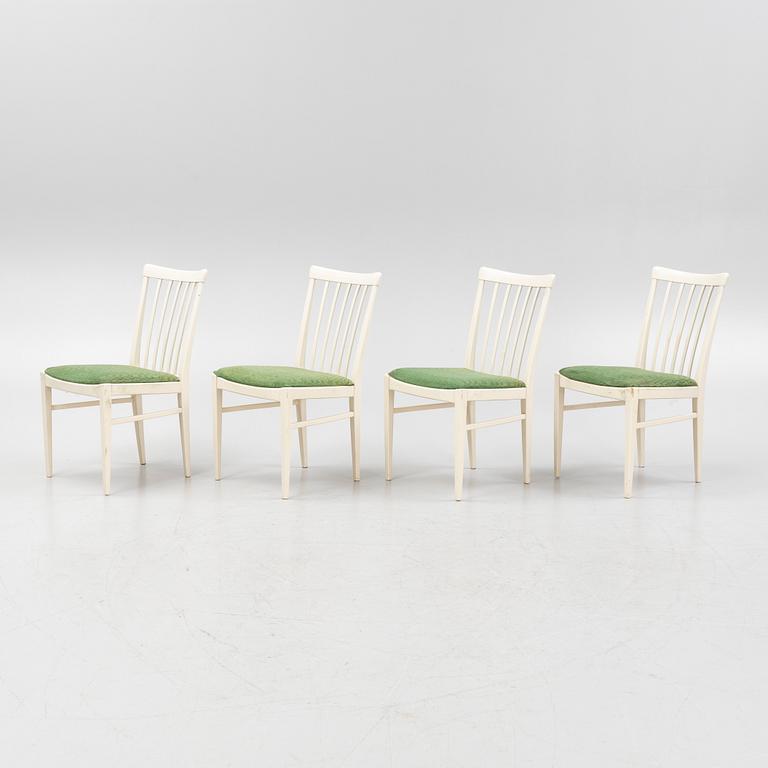 Carl Malmsten, a five piece dining group and a cabinet, modell 'Herrgården', Bodafors, Sweden, 1962.