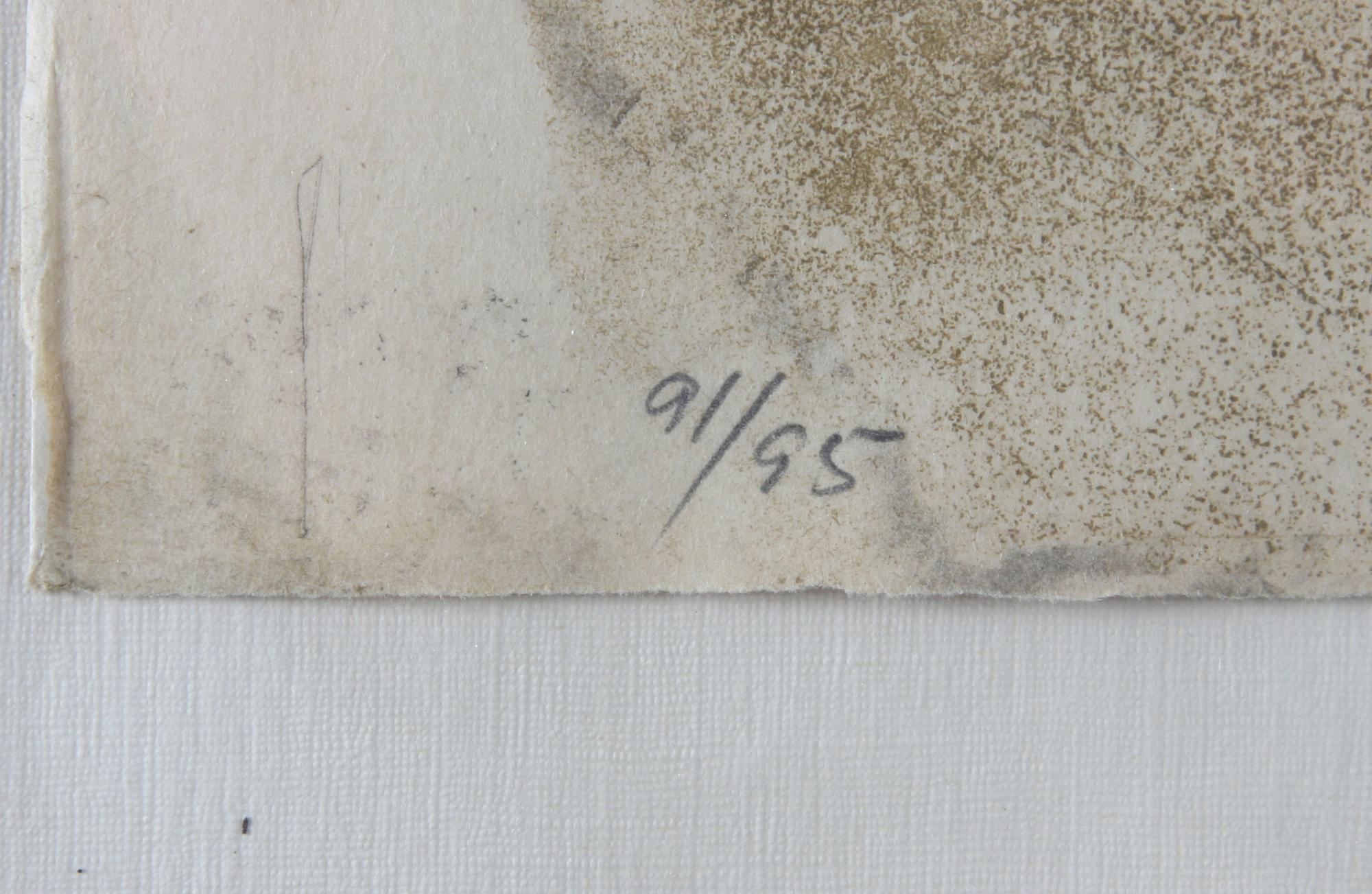 FRIEDLÄNDER, JOHNNY. Färglitografi, sign o numr 91/95.