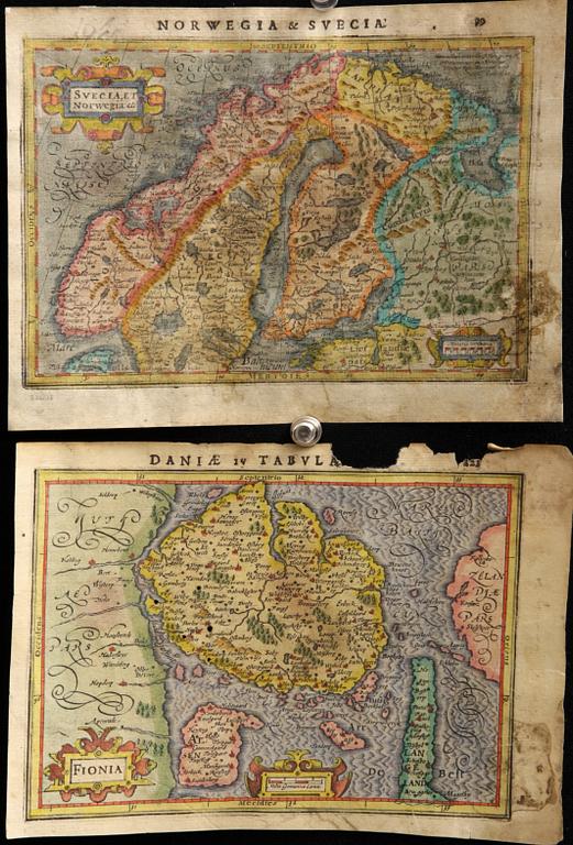 KARTOR, 2 st, Mercator 1621.