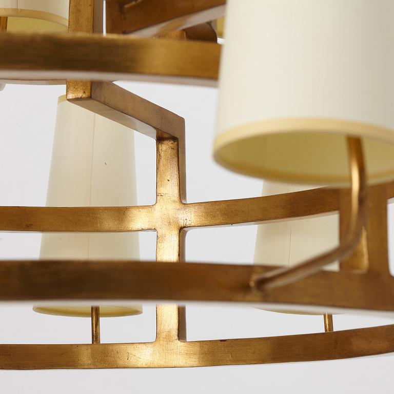 A chandelier, Tory Burch.