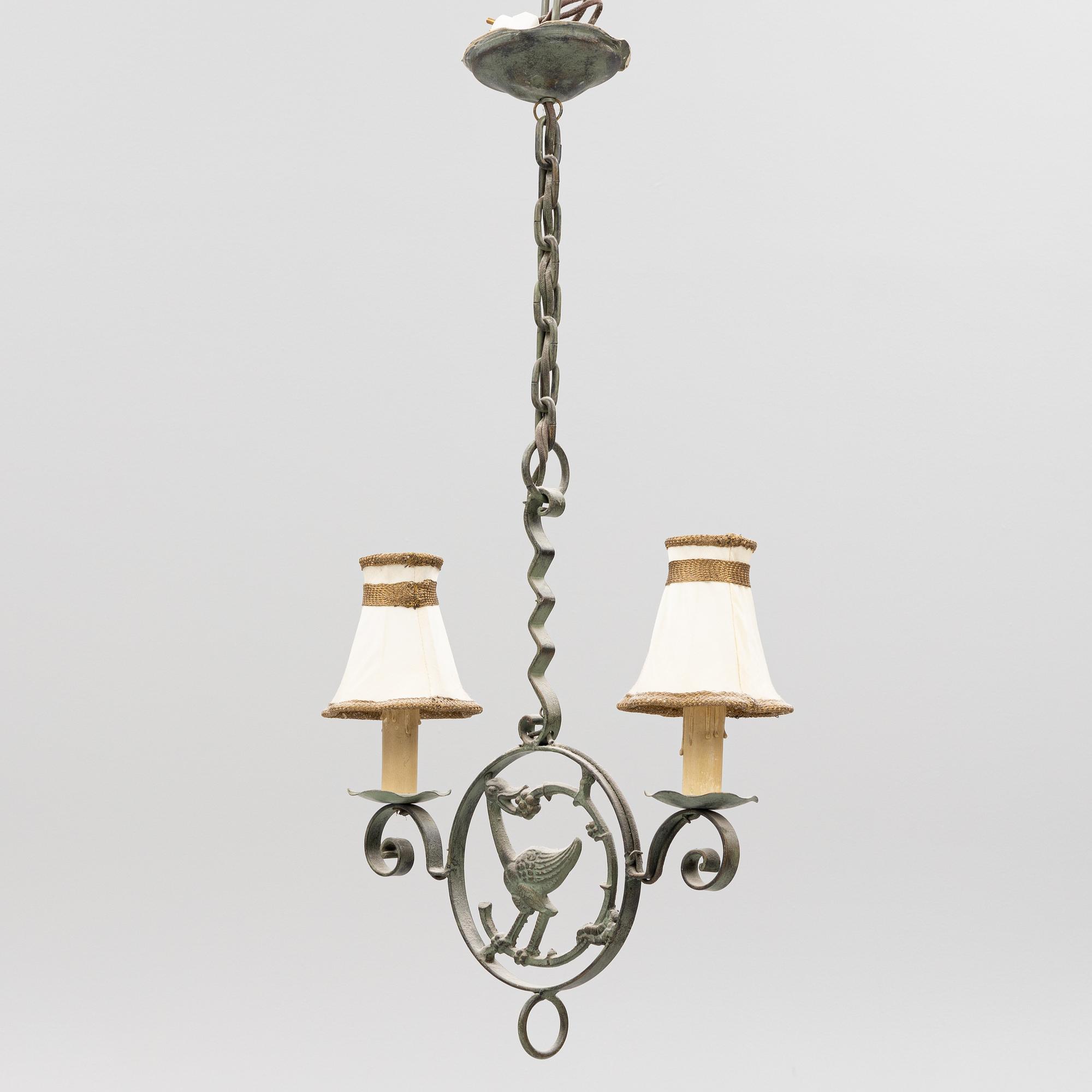 Bjerkås, taklampa, modell ”1312”, Göteborg, 1930/40-tal.