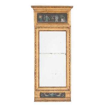 SPEGEL, sengustaviansk, omkring år 1800.