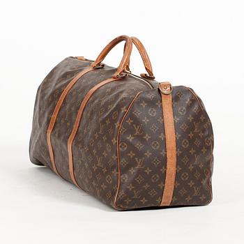 LOUIS VUITTON, a Monogram canvas "Keepall 60" weekend bag.