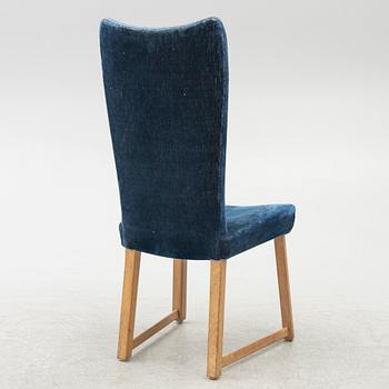 Swedish Modern, stolar, fyra stycken, 1940-tal.
