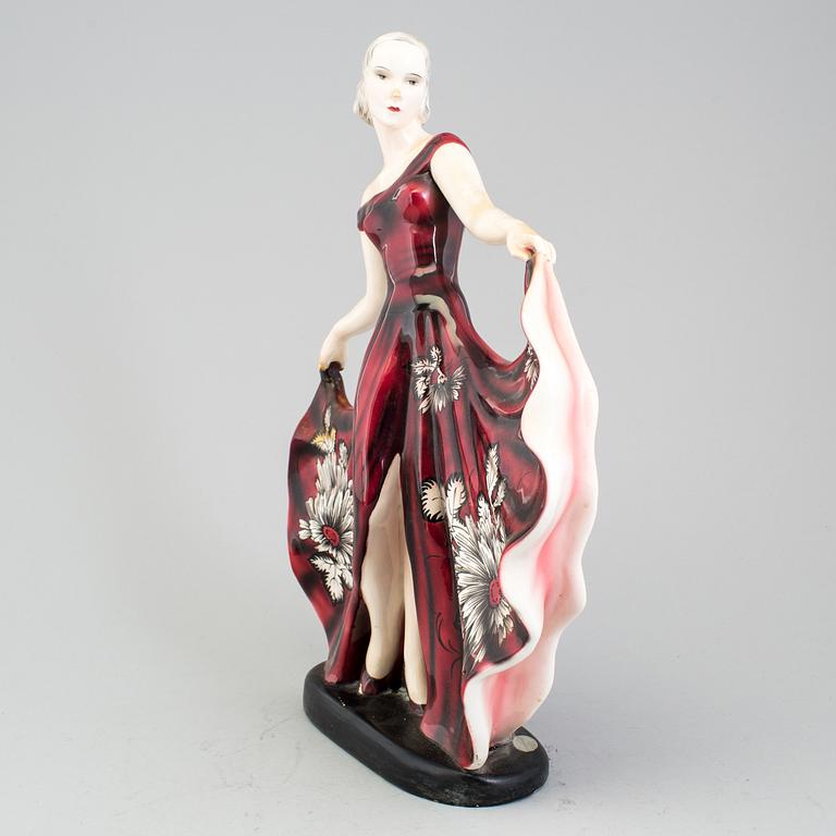 A Art Deco Goldcheider figurine from Austria.