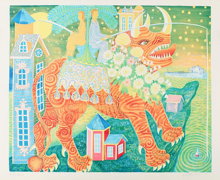 MÅRTEN ANDERSSON, 4 st, grafiska blad, signerade och numrerade 234/400.