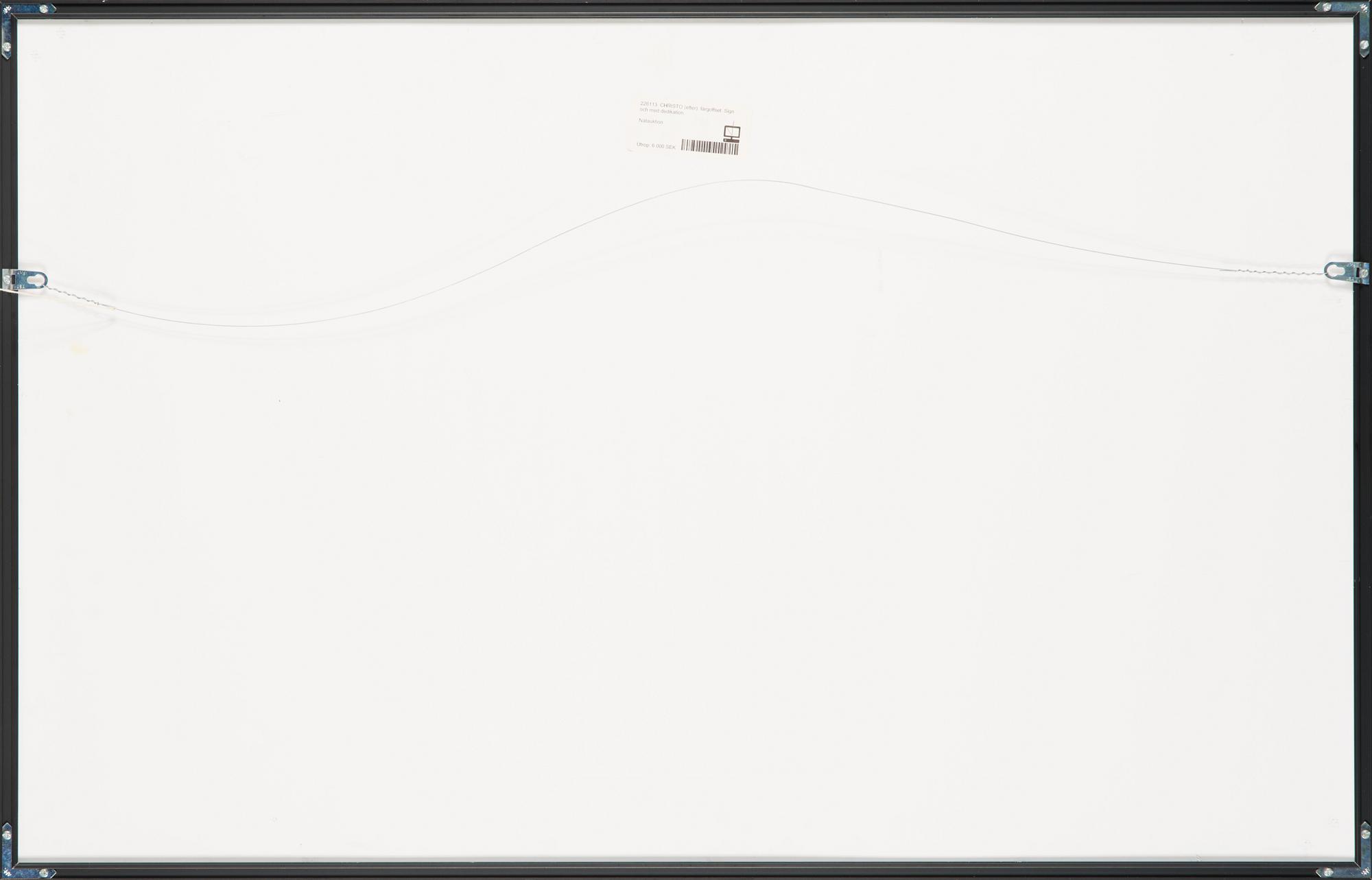 Christo & Jeanne-Claude, after, colour offset, signed.