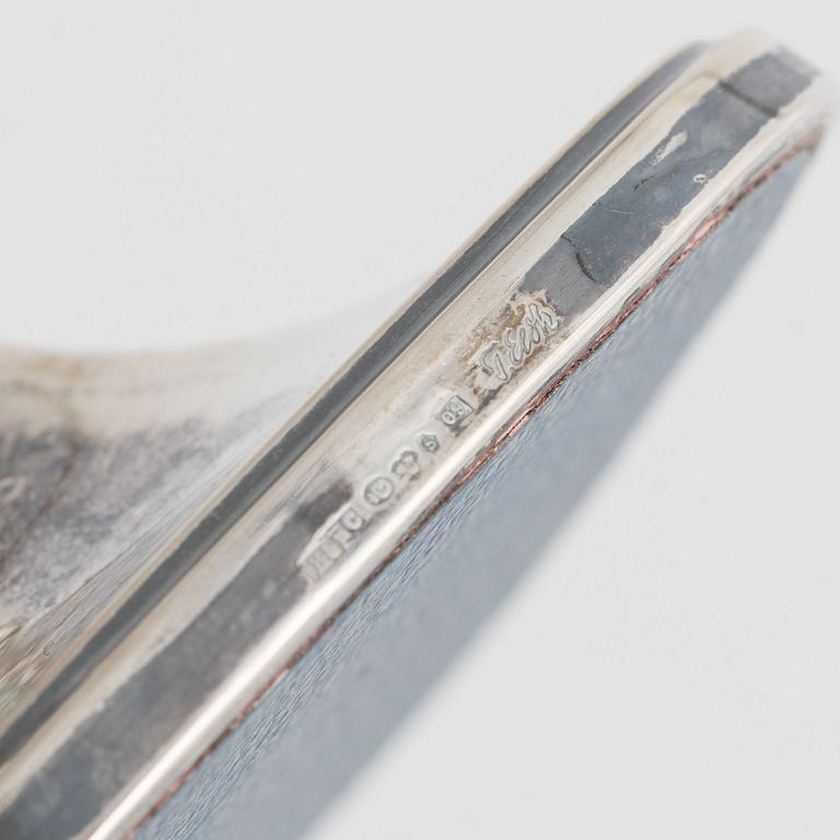 Tore Eldh, ljusstakar, ett par, silver, Ceson, Göteborg 1964.