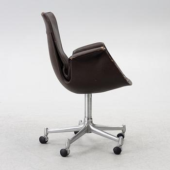 Preben Fabricius & Jørgen Kastholm, Desk chair, "Tulip", for Alfred Kill, Germany 1960s/70s.