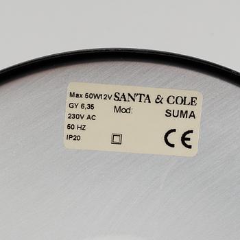 A pair of 'Suma' table lamps by Santa & Cole.