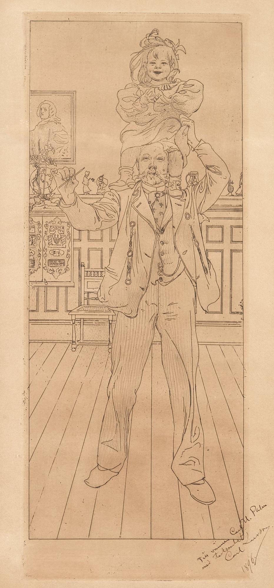 Carl Larsson, "Brita och jag".
