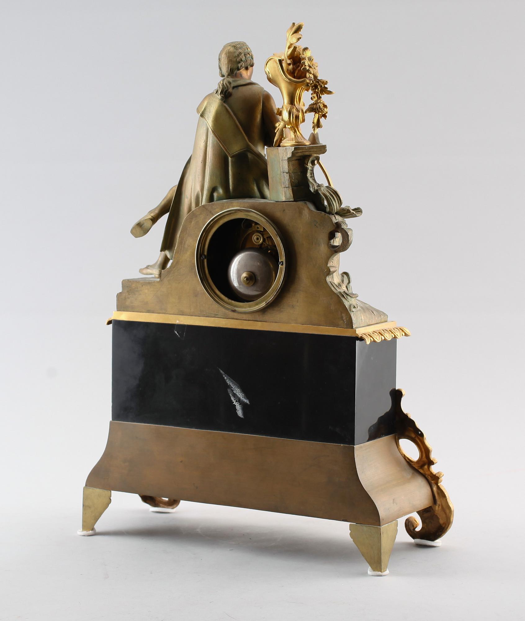BORDSPENDYL, senempire, Frankrike, 1800-talets mitt.