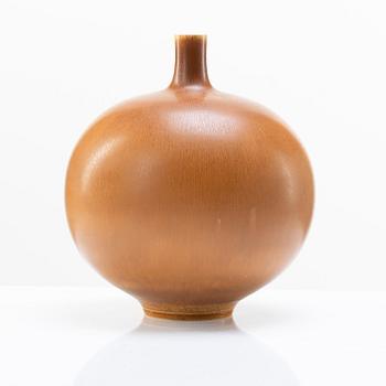 Berndt Friberg, a stoneware vase, Gustavsberg studio, Sweden 1968.