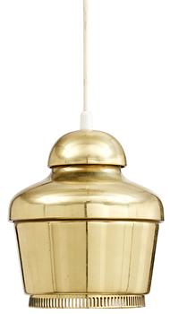 101. An Alvar Aalto brass ceiling lamp 'Golden Bell' by Valaistustyö Ky, Finland.