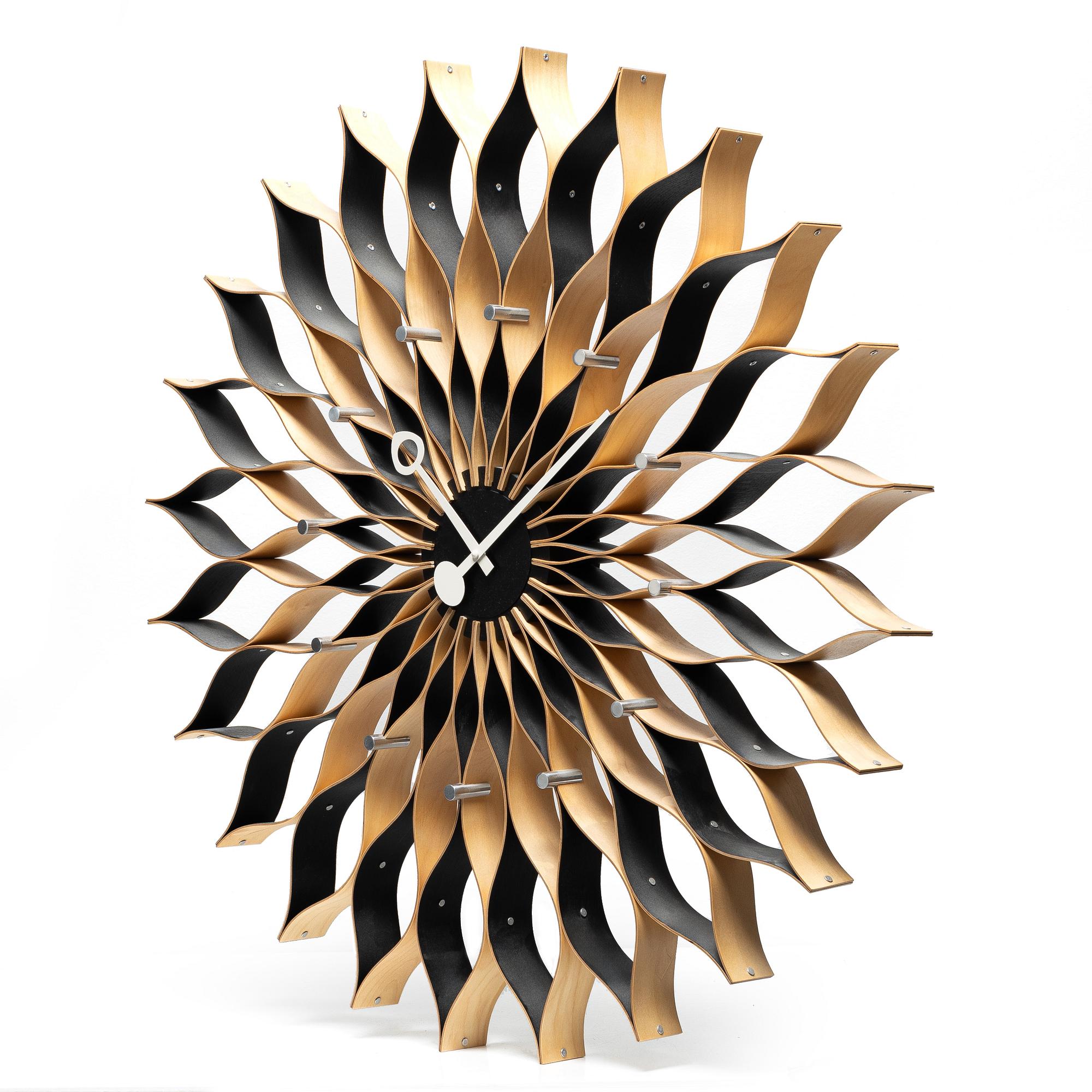 George Nelson, väggur, "Sunflower clock", Vitra.