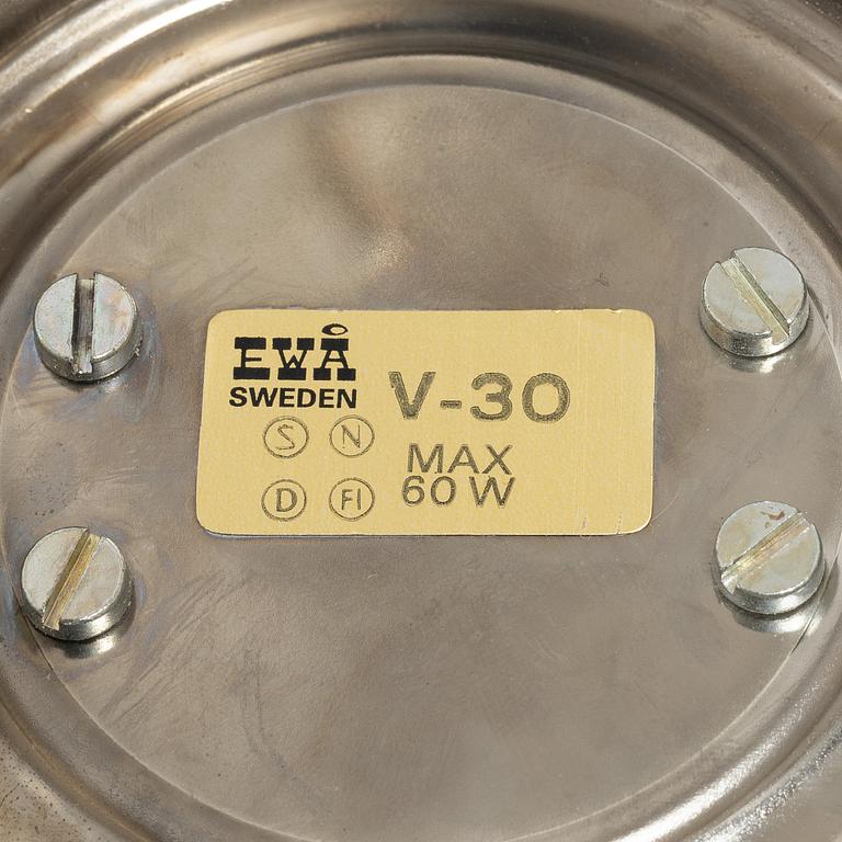 A pair of wall lamps EVÅ end of the 20th century.