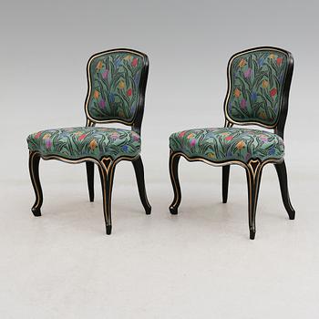 STOLAR, 1 par, rokoko, 1700-tal.
