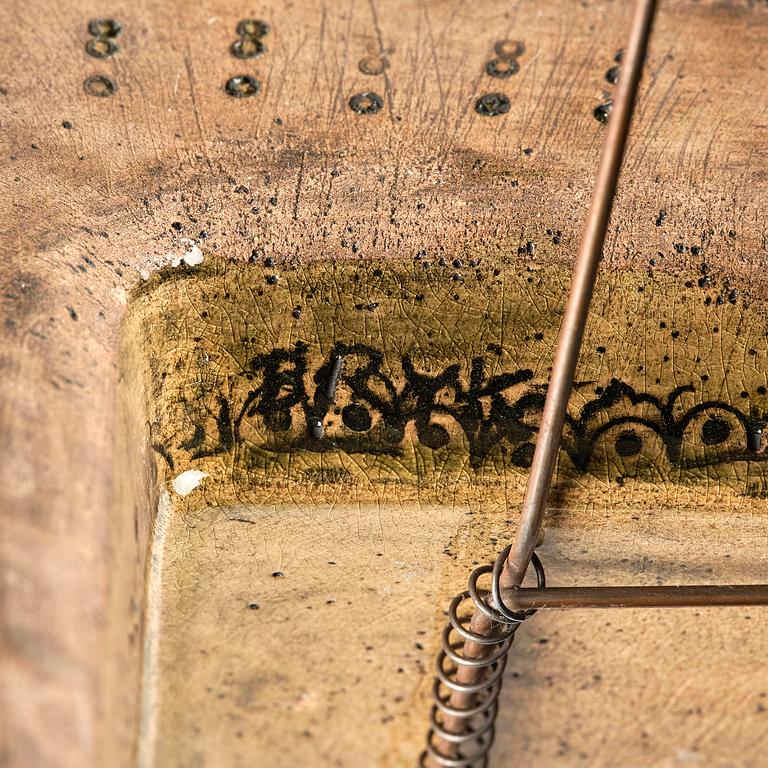 Rut Bryk, a wall relief/plaque, Arabia, Finland ca 1960.