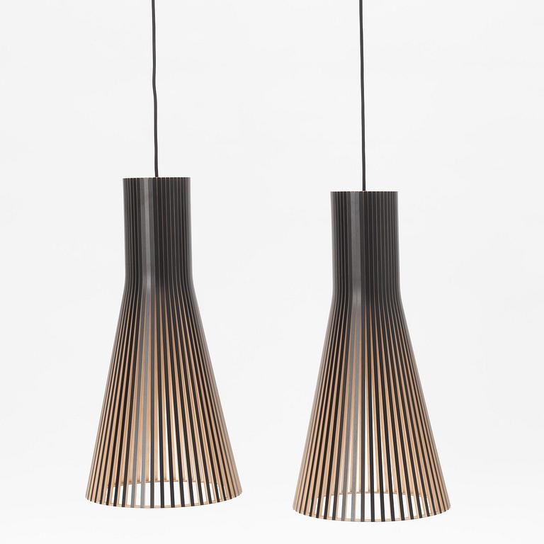Seppo Koho, pendant lamps, a pair, "Secto 4200", Secto Design, Finland, 21st century.