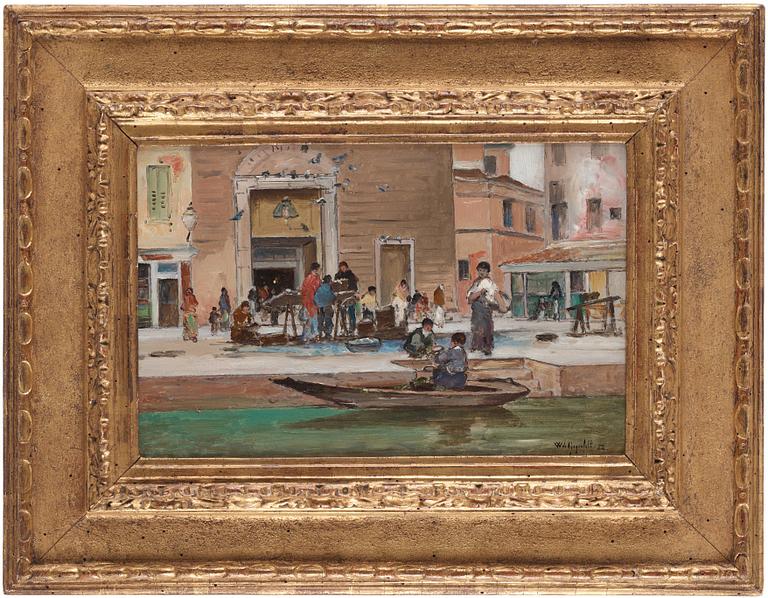 Wilhelm von Gegerfelt, Veneitian piazza.