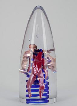 A GLASS SCULPTURE.