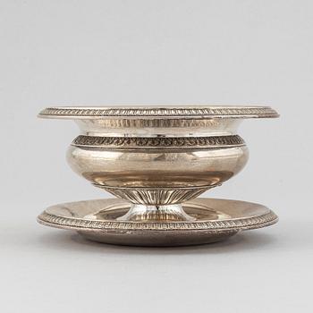 A silver sauce bowl, GAB, Stockholm, 1884.