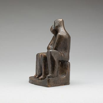 KARIN SCHULTZ, brons, signerad och daterad -56.