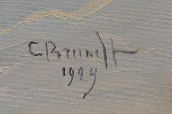 CARL BRANDT, olja på duk, sign och dat 1924.
