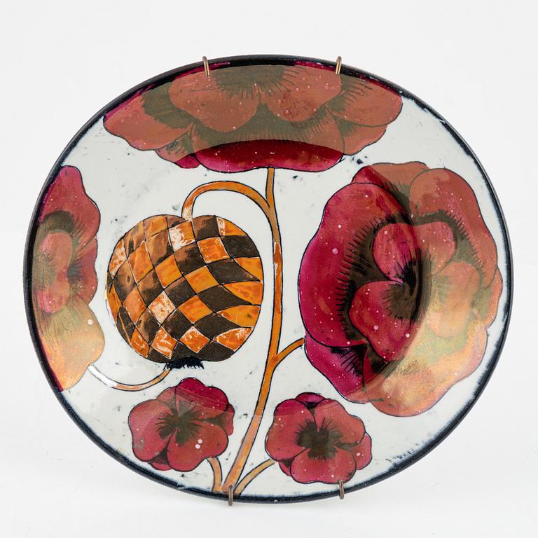 Birger Kaipiainen, dekorationsfat, keramik, Arabia, Finland.