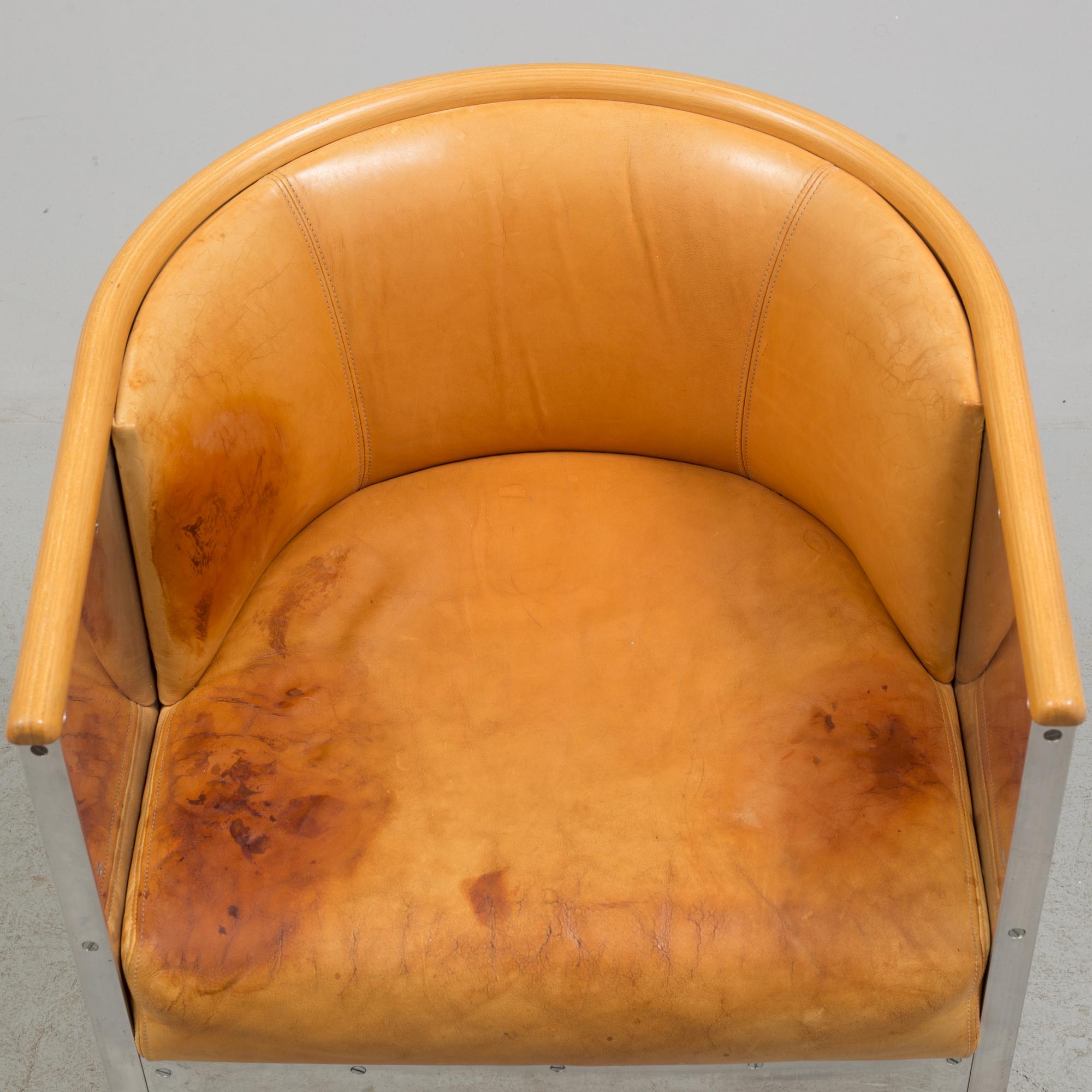 MATS THESELIUS, an 'Aluminiumfåtölje' easy chair.