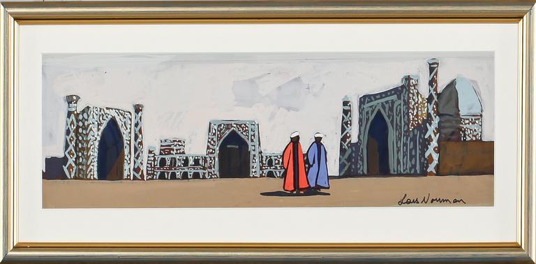 LARS NORRMAN, blandteknik, signerad.