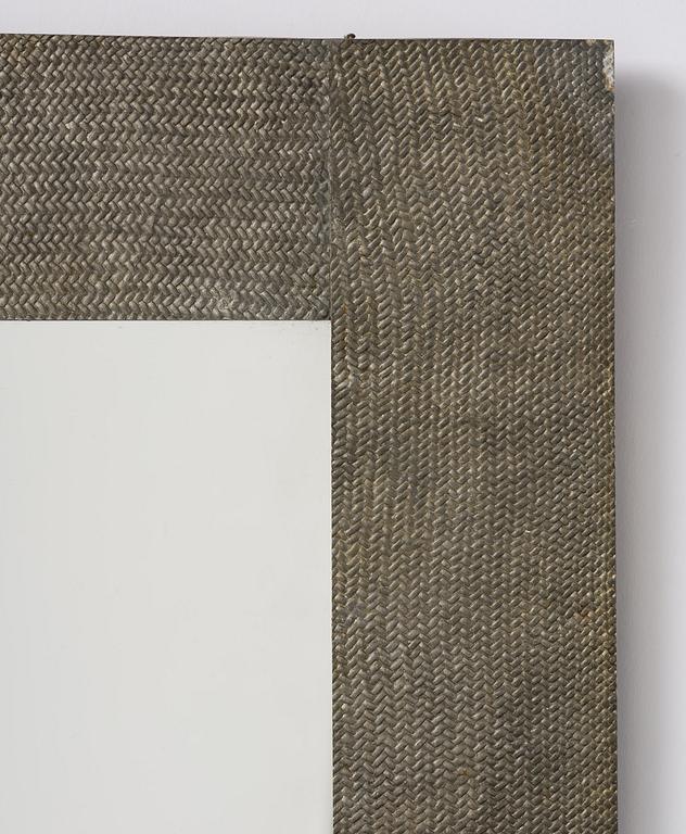 Björn Trägårdh, a rare pewter wall mirror model A 1607, Firma Svenskt Tenn, Stockholm, 1930s.