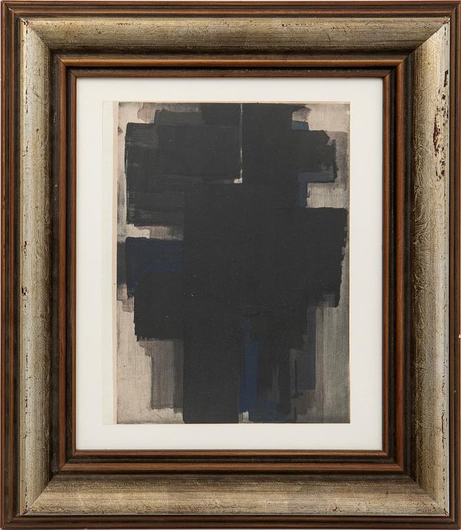 Pierre Soulages, Composition, from XXth Century, no. 7, 1956.