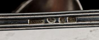 PARTI SILVER, mest Sverige och Danmark, 1800-1900-tal. Totalvikt ca 2800 gram.