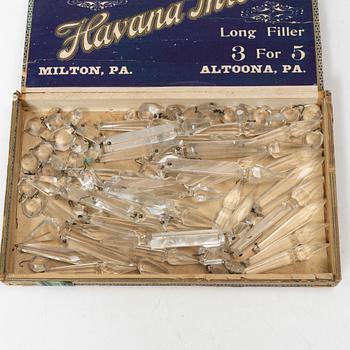 A pair of Oscarian candelabras, Sweden, late 19th century.