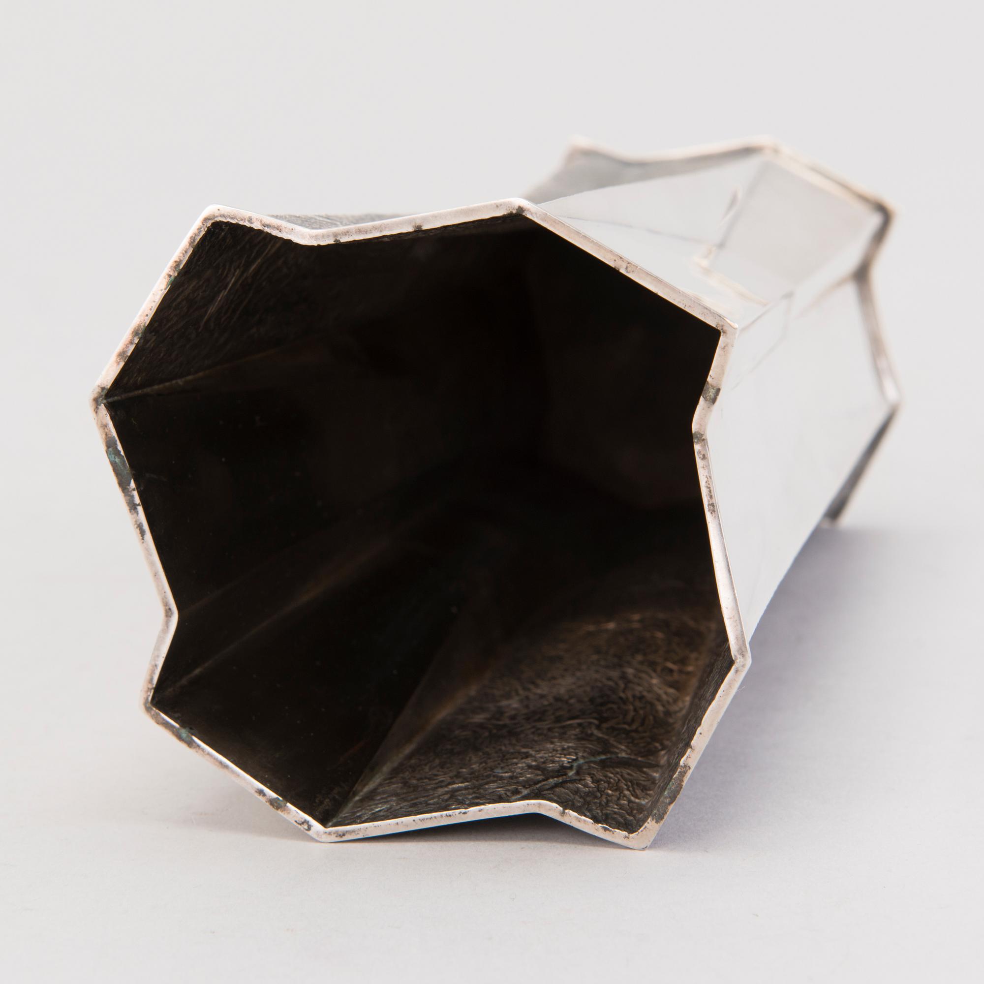 TAPIO WIRKKALA, MALJAKKO, hopeaa, signeerattu TW, Kultakeskus, Hämeenlinna 1963.