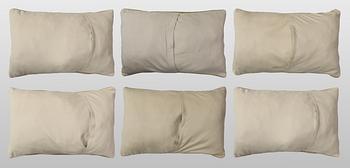 Kuddfodral, 6 st, handbroderad Kelim.