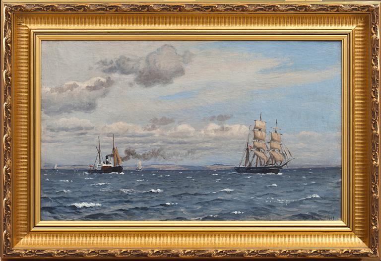 CHRISTIAN BLACHE, olja på duk, signerad och daterad 1901.