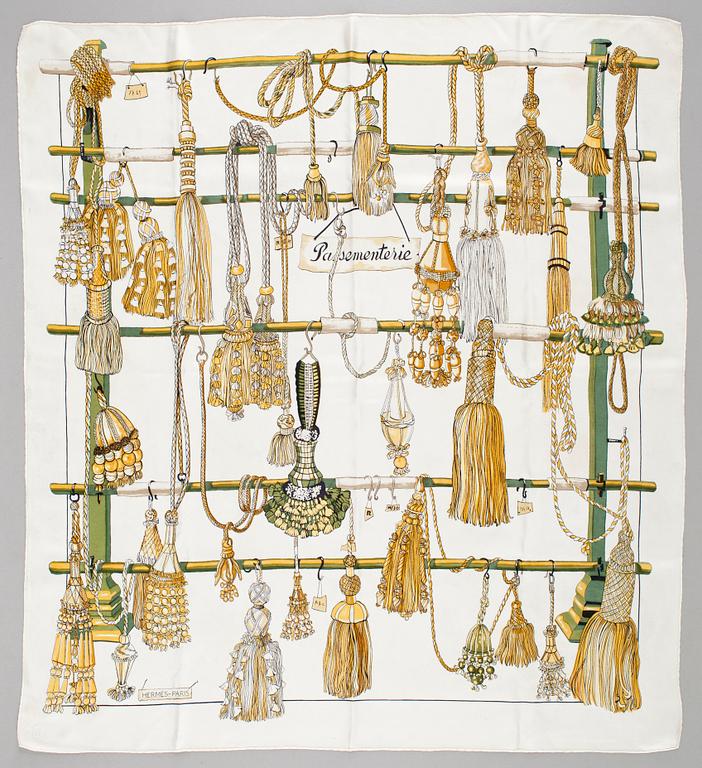 HERMÈS, scarf, "Passementerie".