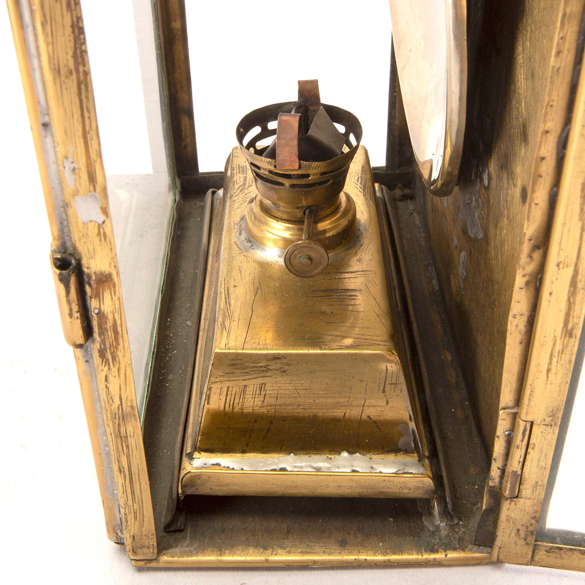 A ships lantern from the Swedish naval armored vessel 'Svea', launched 1885.