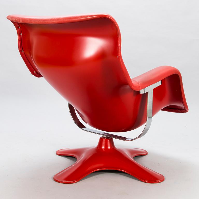 YRJÖ KUKKAPURO, nojatuoli ja rahi, "Karuselli" Haimi, 1970-luku.