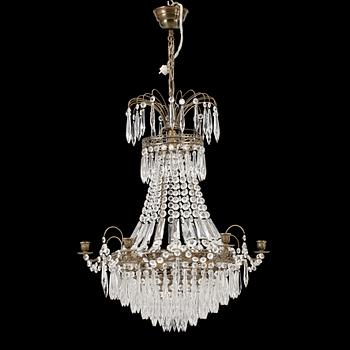 LJUSKRONA, empirestil, 1900-talets första hälft. Höjd ca 65cm.