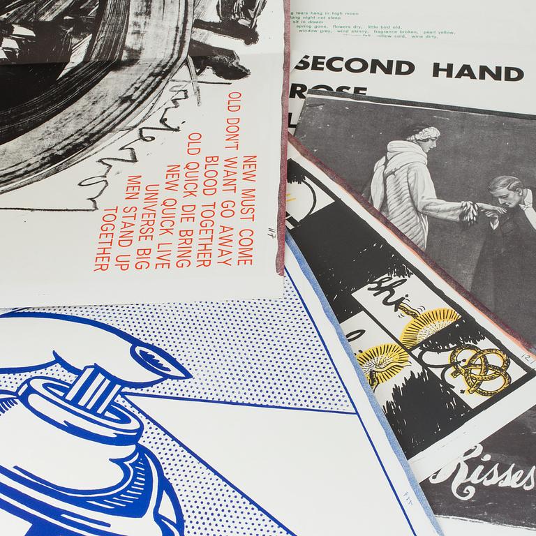 BOOK, "ONE CENT LIFE", Walasse Ting, edited by Sam Francis and published by E.W. Kornfeld, Bern, 1964. Edition 740/2000.