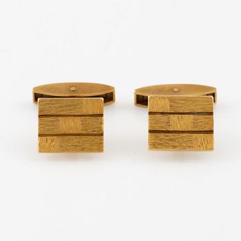 Cufflinks, a pair, 18K gold.