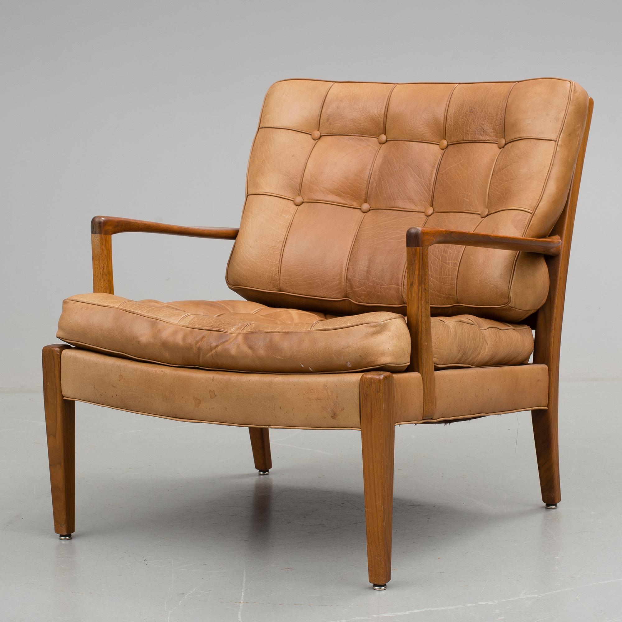 FÅTÖLJ, Arne Norell, "Löven", 1960-tal.