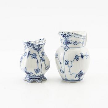 Service "Musselmalet Full Lace and Half Lace" 57 pcs Royal Copenhagen Denmark porcelain, second half of the 20th century.