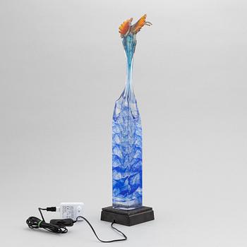 Kjell Engman, a unique glass sculpture, Kosta Boda, Sweden.