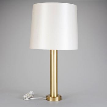 BORDSLAMPA, mässing, 1900-talets tredje kvartal.