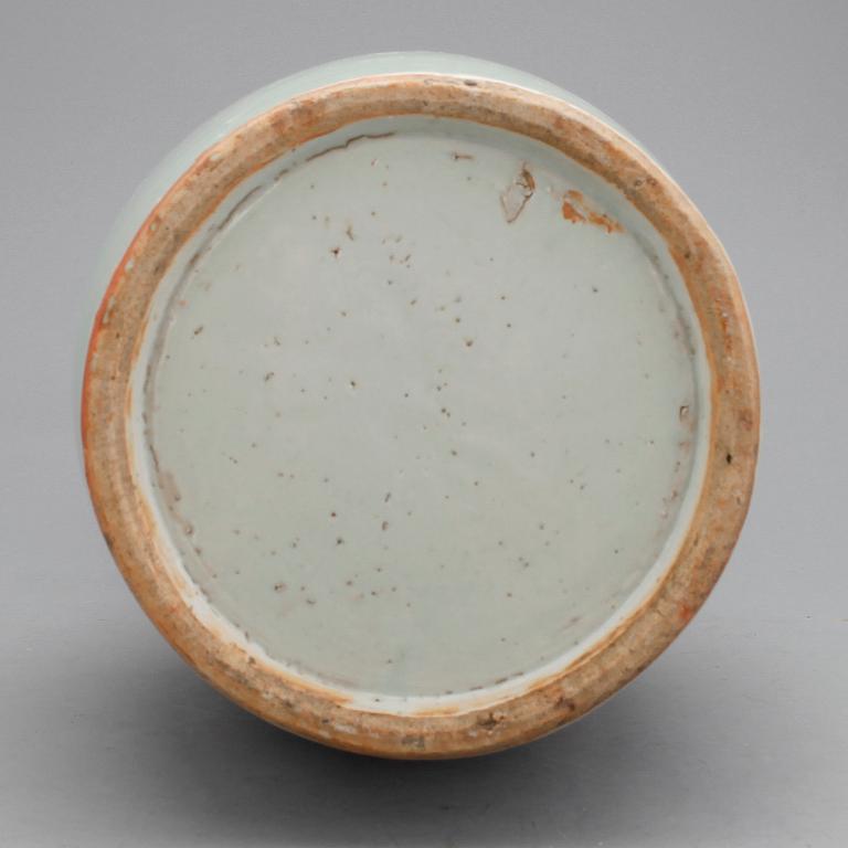 URNA, porslin, kina, 1800-tal.