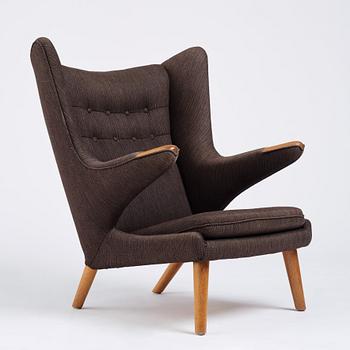Hans J. Wegner, a 'Papa bear' easy chair, AP-stolen, Denmark, 1950s-1960s. Designed in 1952.